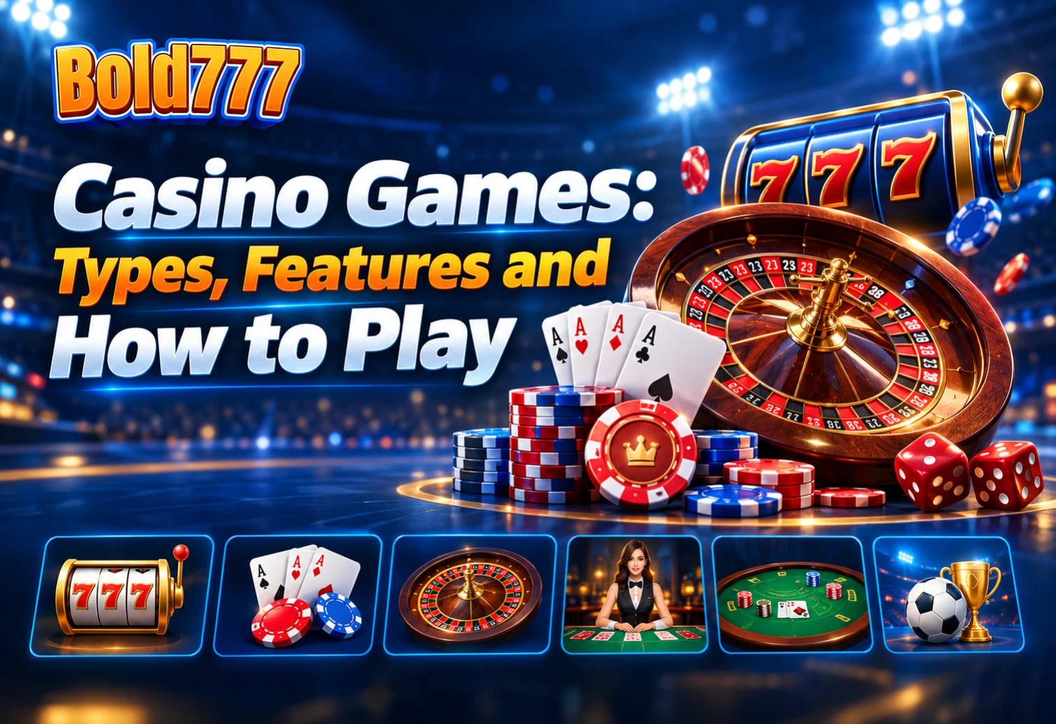 BOLD777 Casino Games Types, Features and How to Play