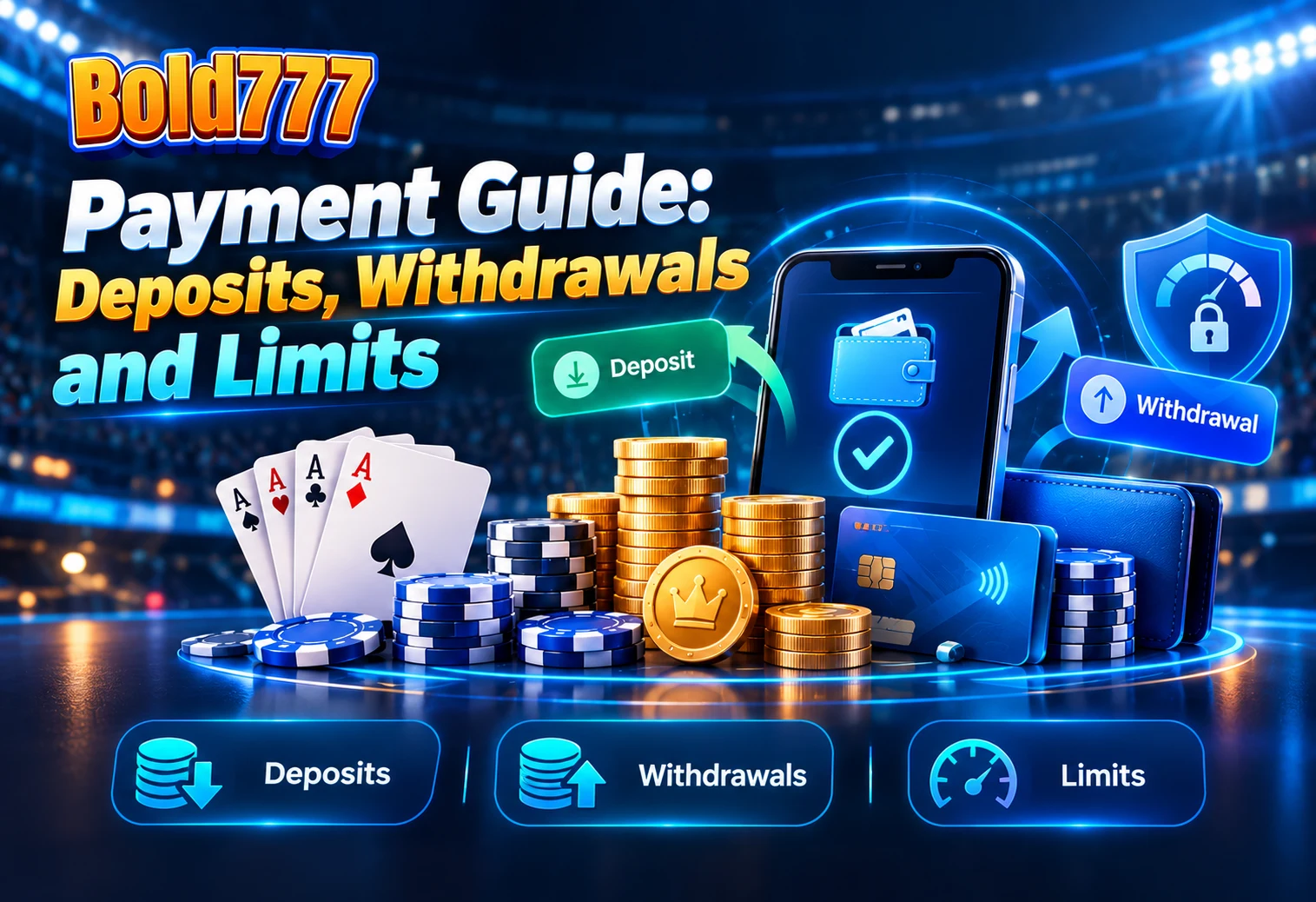 BOLD777 Payment Guide Deposits, Withdrawals and Limits