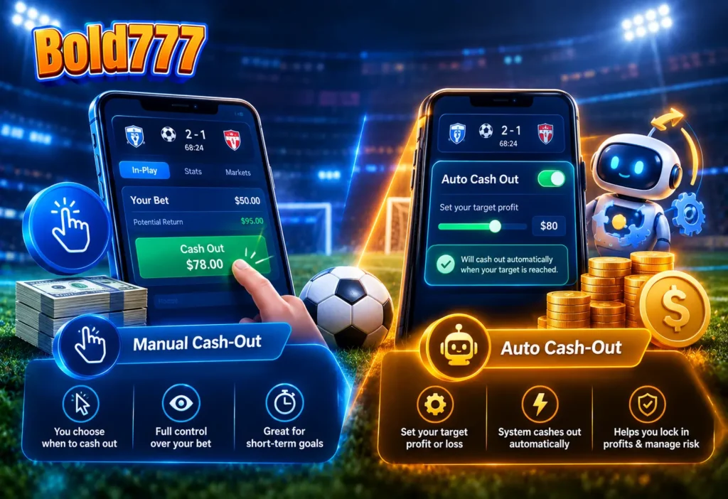 Manual Cash-Out and Auto Cash-Out on BOLD777